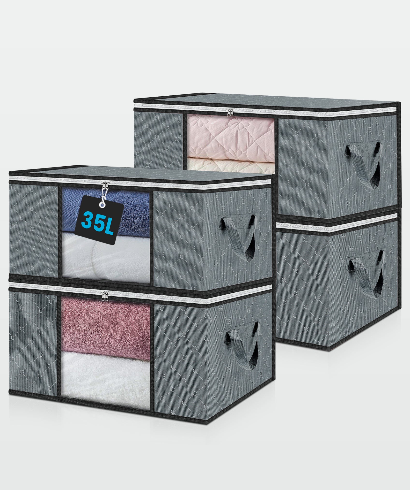 Scatole di immagazzinamento (per 4 unità)