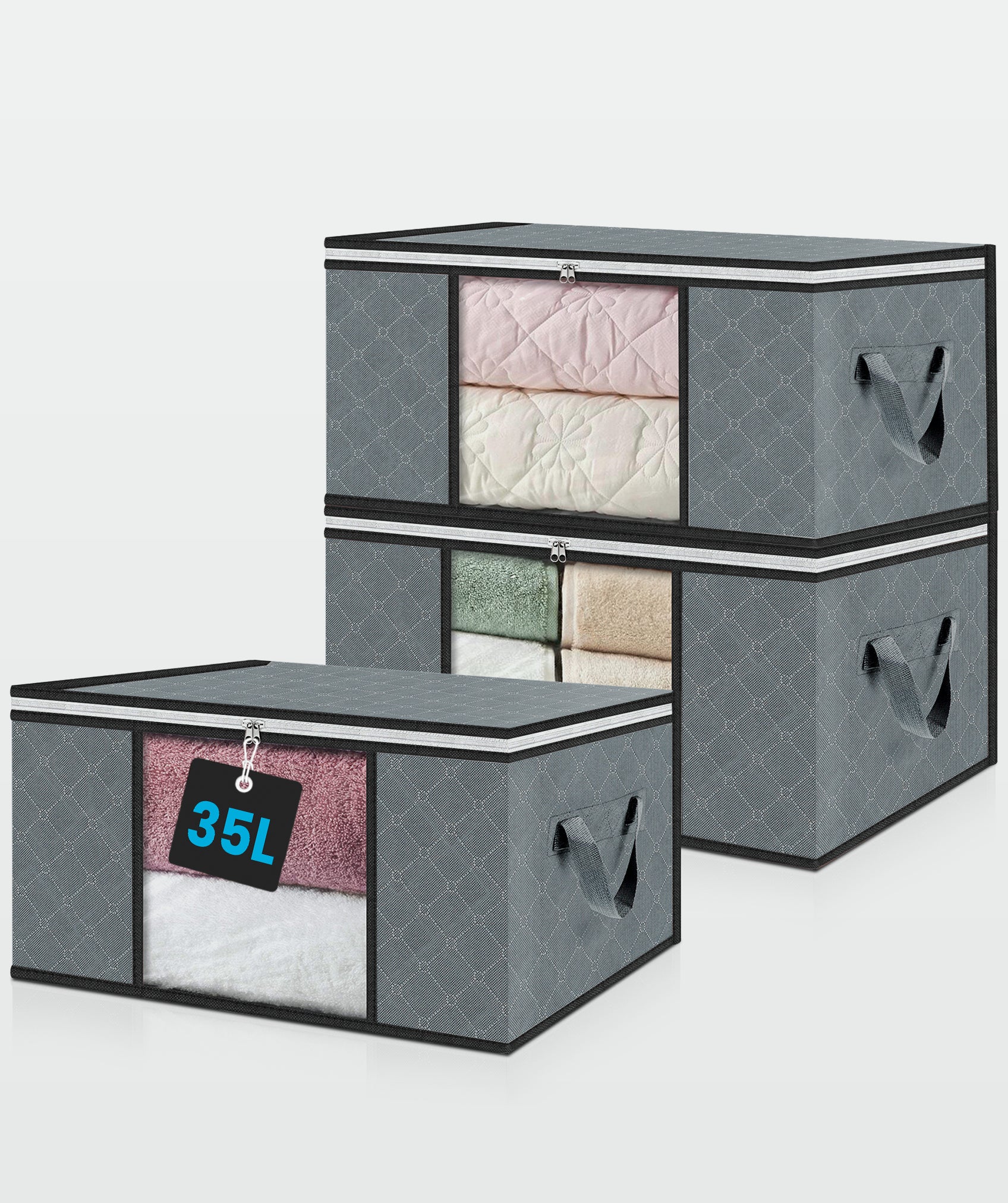 Scatole per l'immagazzinamento (per 3 unità)