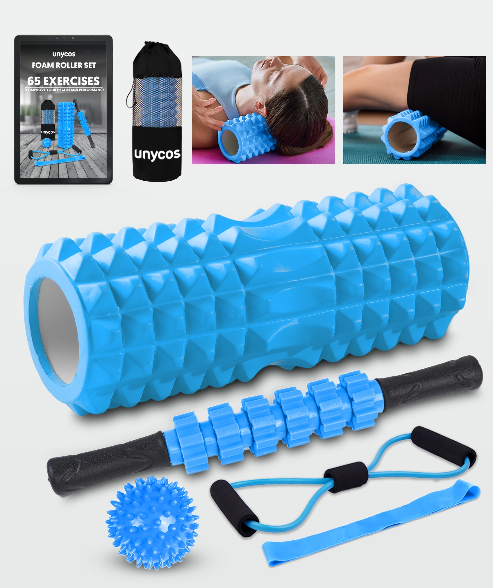 Set da allenamento 5 in 1 in PVC/EVA (supporta fino a 75 kg)