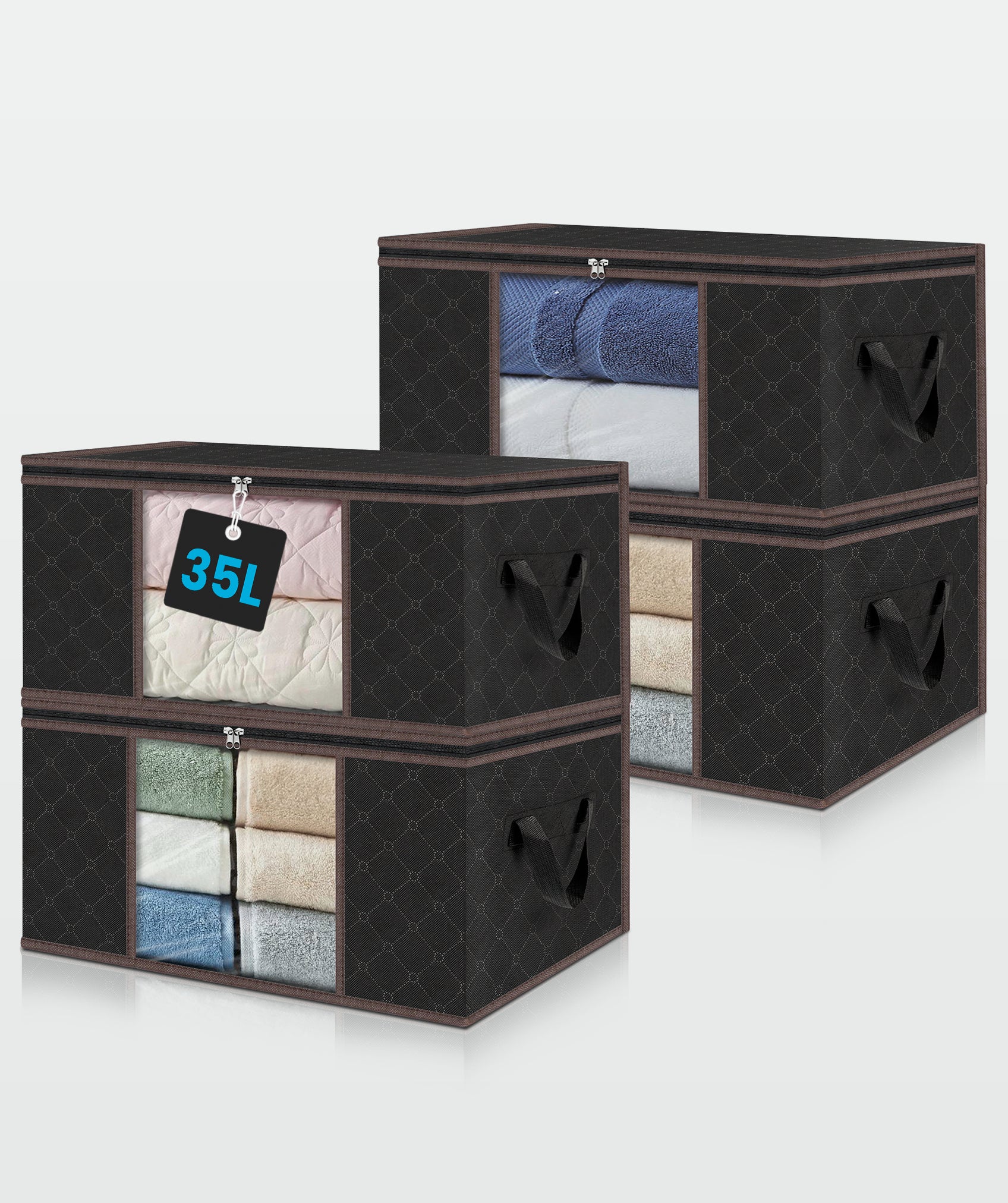 Scatole di immagazzinamento (per 4 unità)