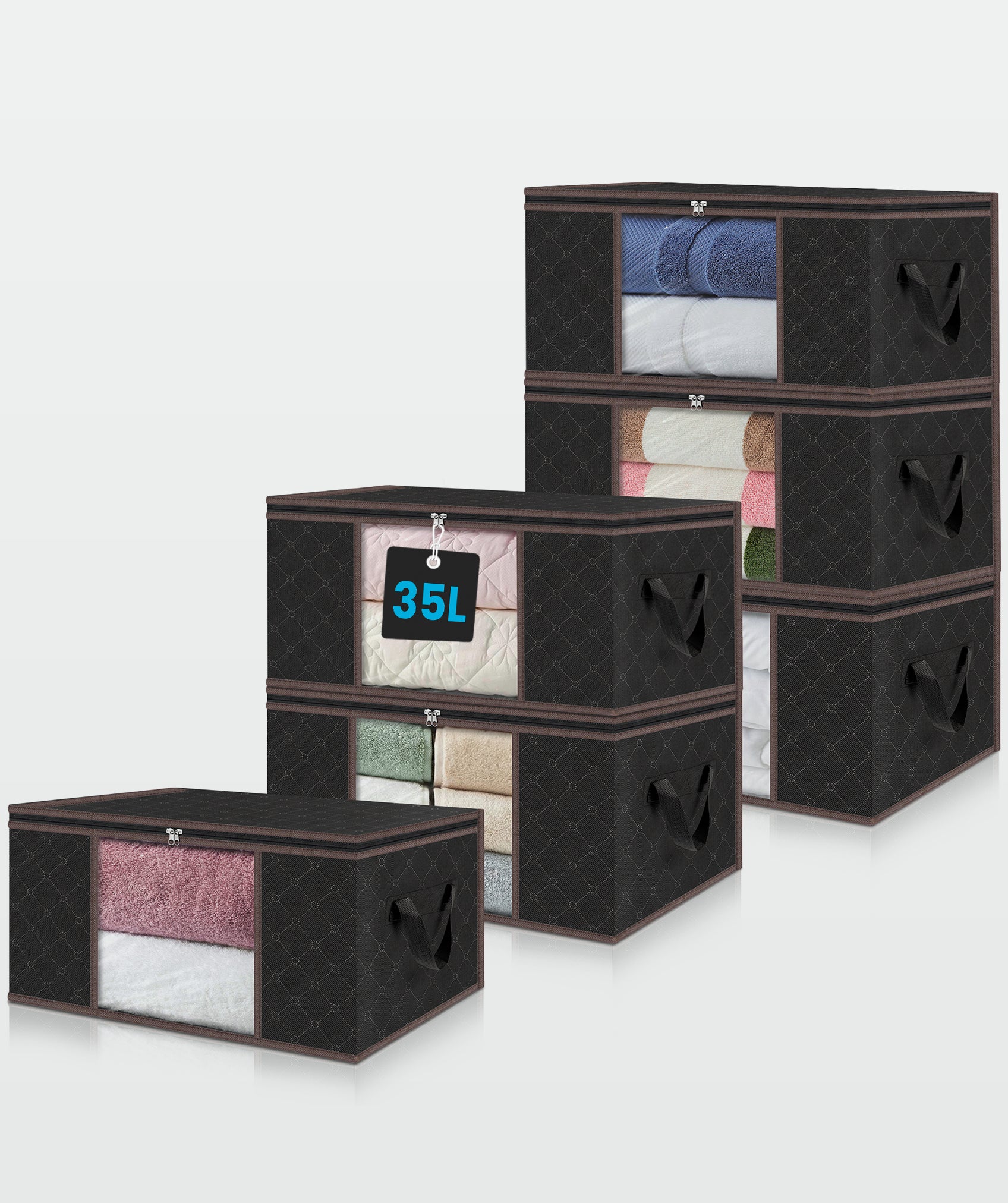 Scatole di stoccaggio (per 6 unità)