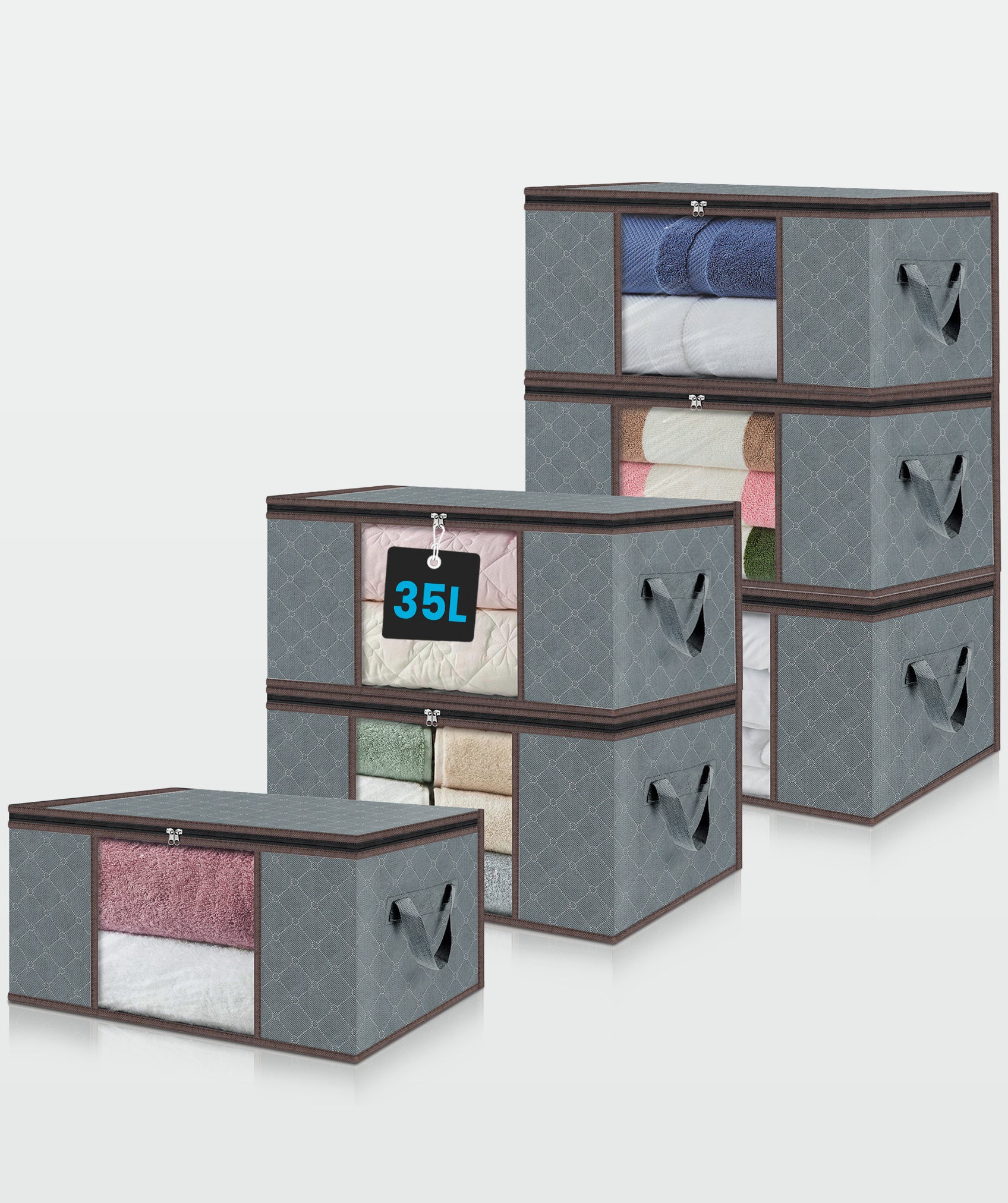 Scatole di stoccaggio (per 6 unità)