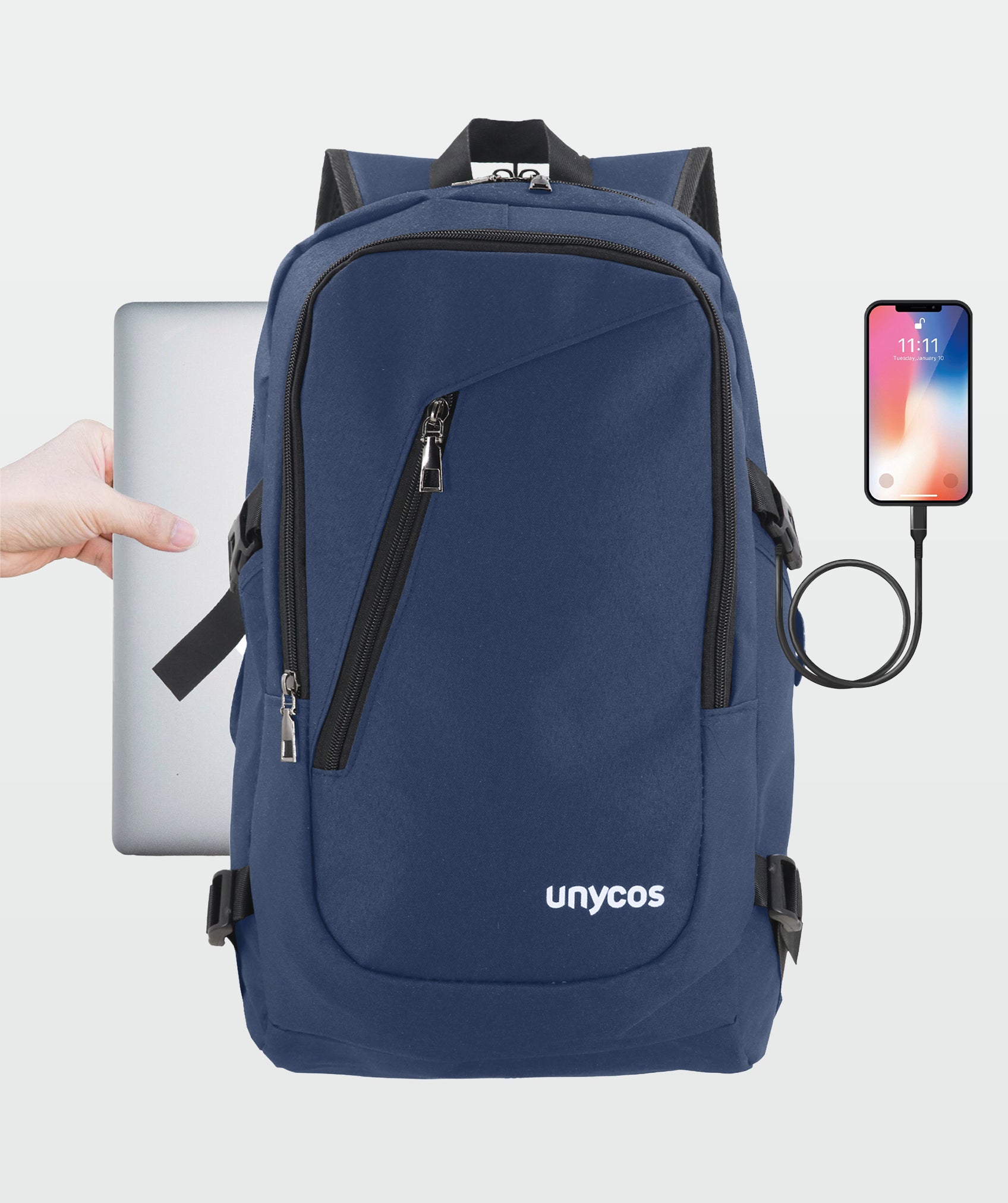 Zaino casual per lavoro, viaggi o uso quotidiano