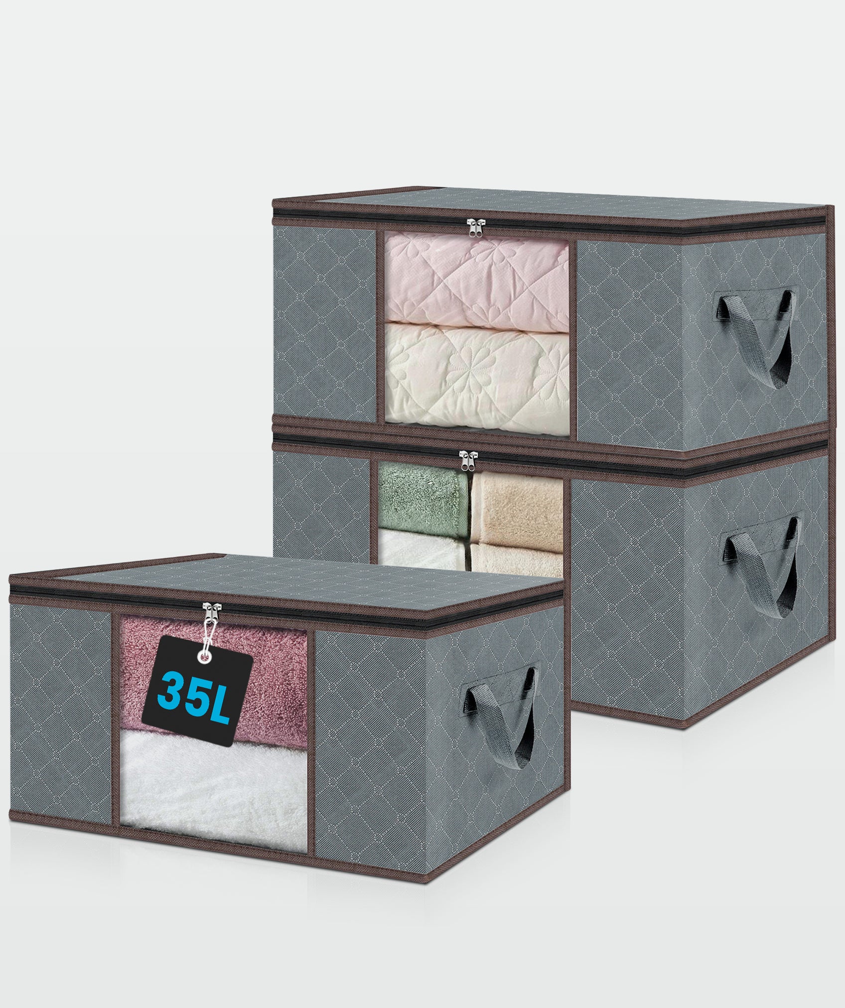 Scatole per l'immagazzinamento (per 3 unità)