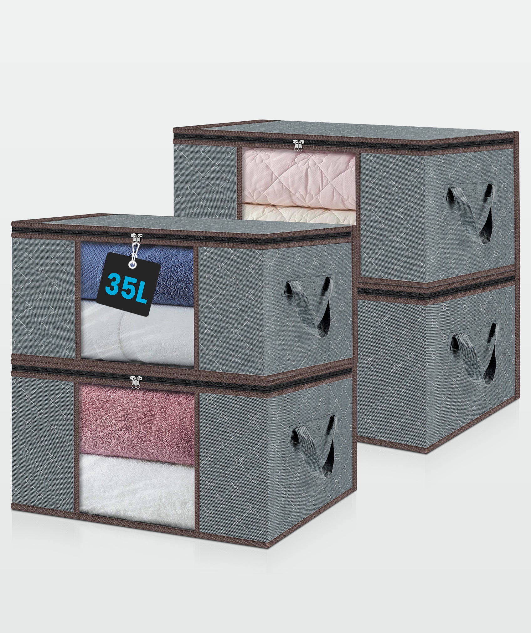 Scatole di immagazzinamento (per 4 unità)