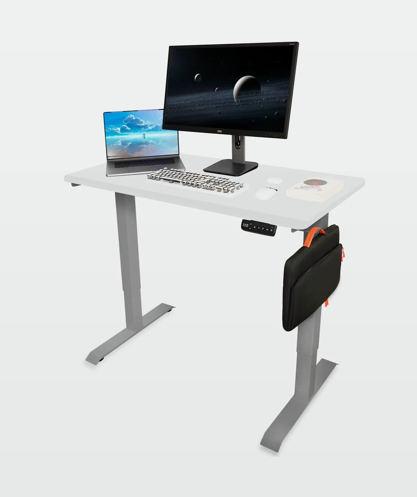 Scrivania regolabile Core One: include controllo LED