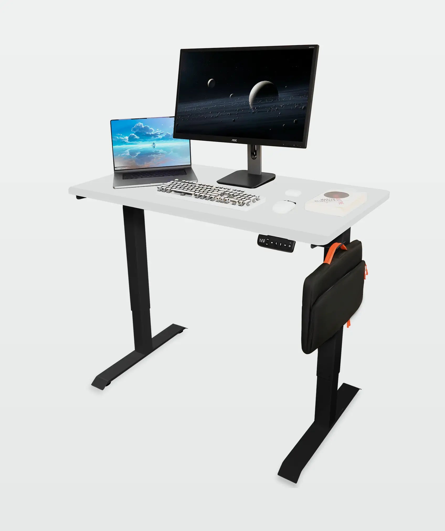 Scrivania regolabile Core One: include controllo LED