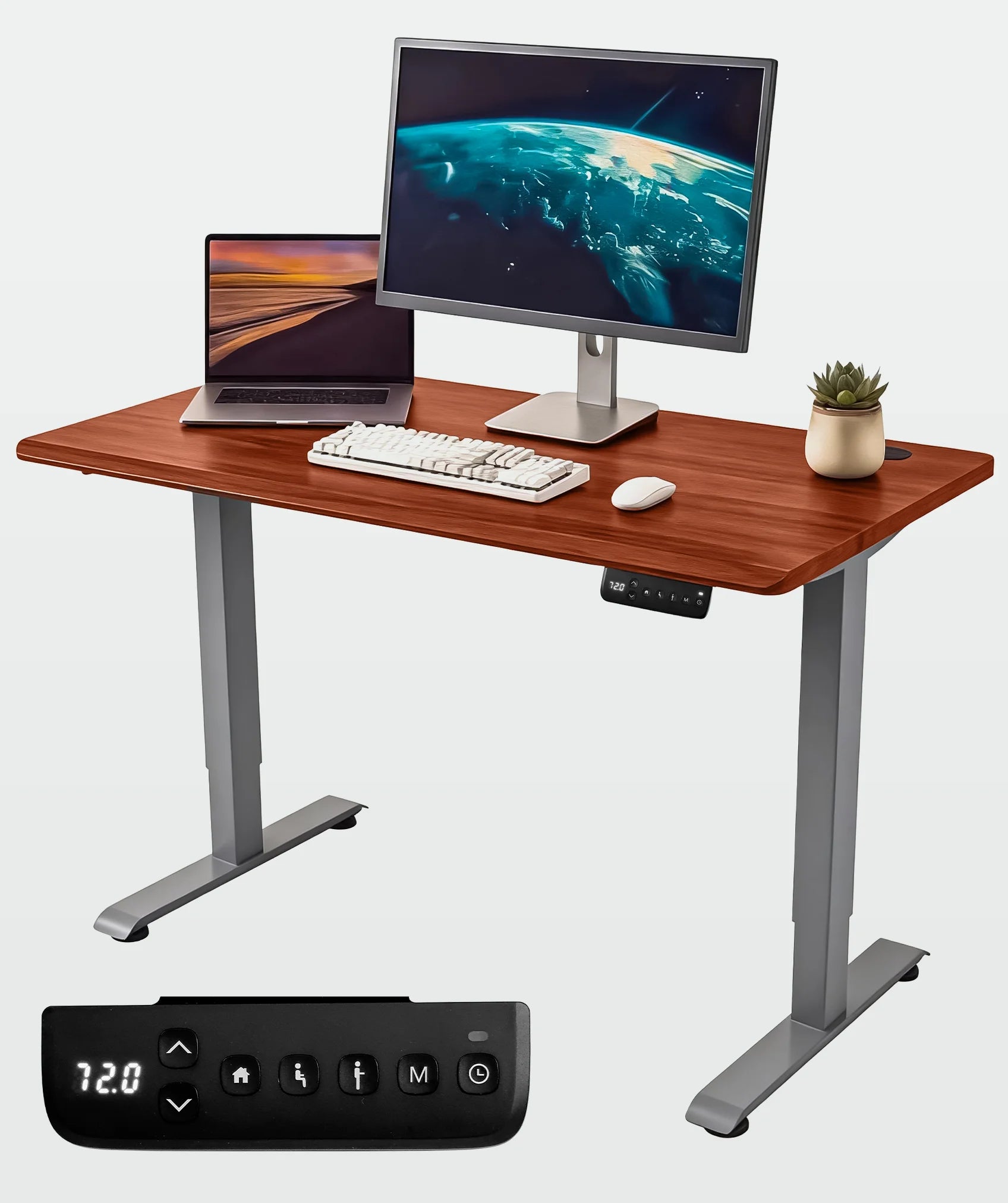 Scrivania regolabile Core One: include controllo LED