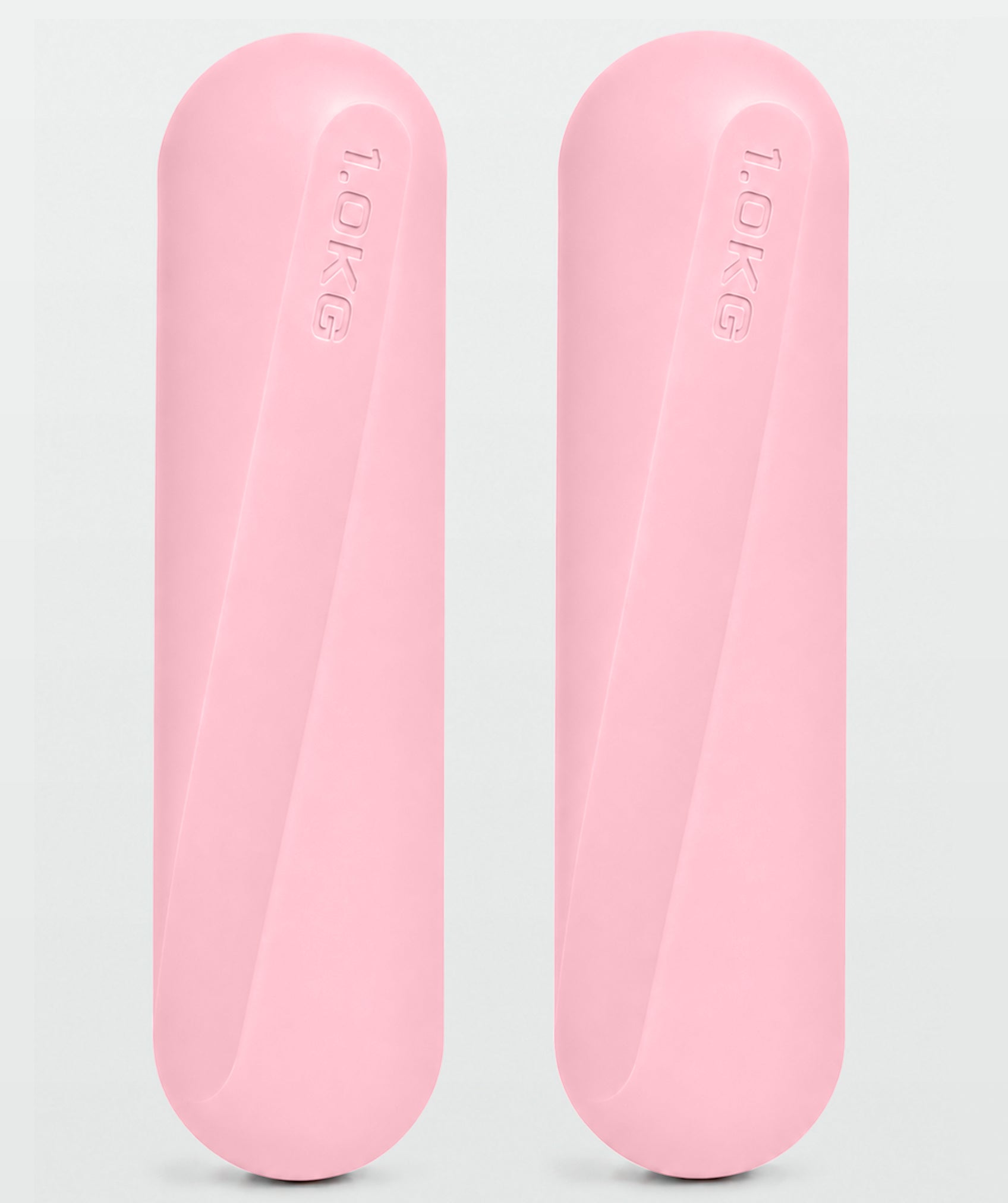 Set di 2 manubri in silicone antiscivolo