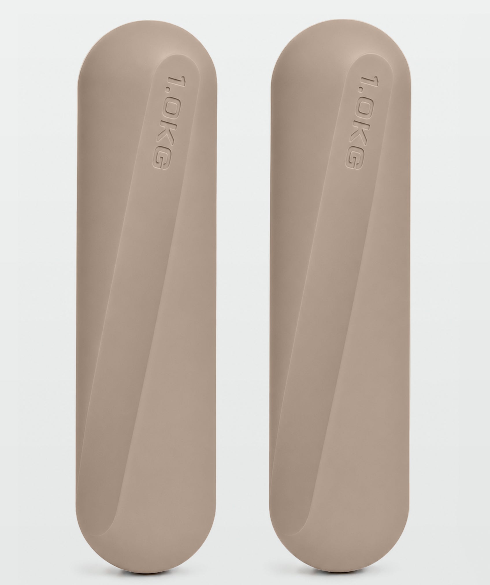 Set di 2 manubri in silicone antiscivolo