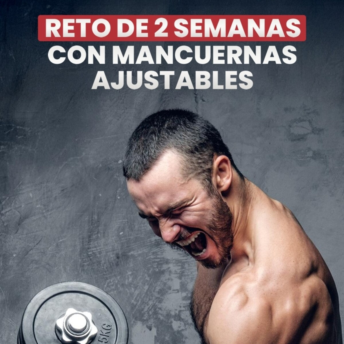 Rutina: reto de 2 semanas con mancuernas ajustables