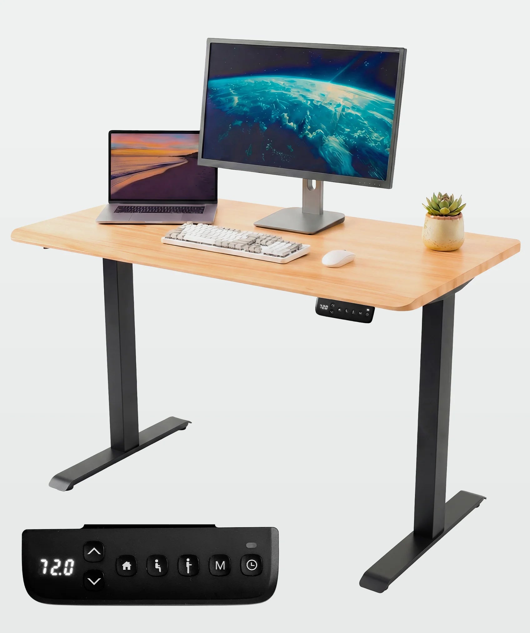 Scrivania regolabile Core One: include controllo LED